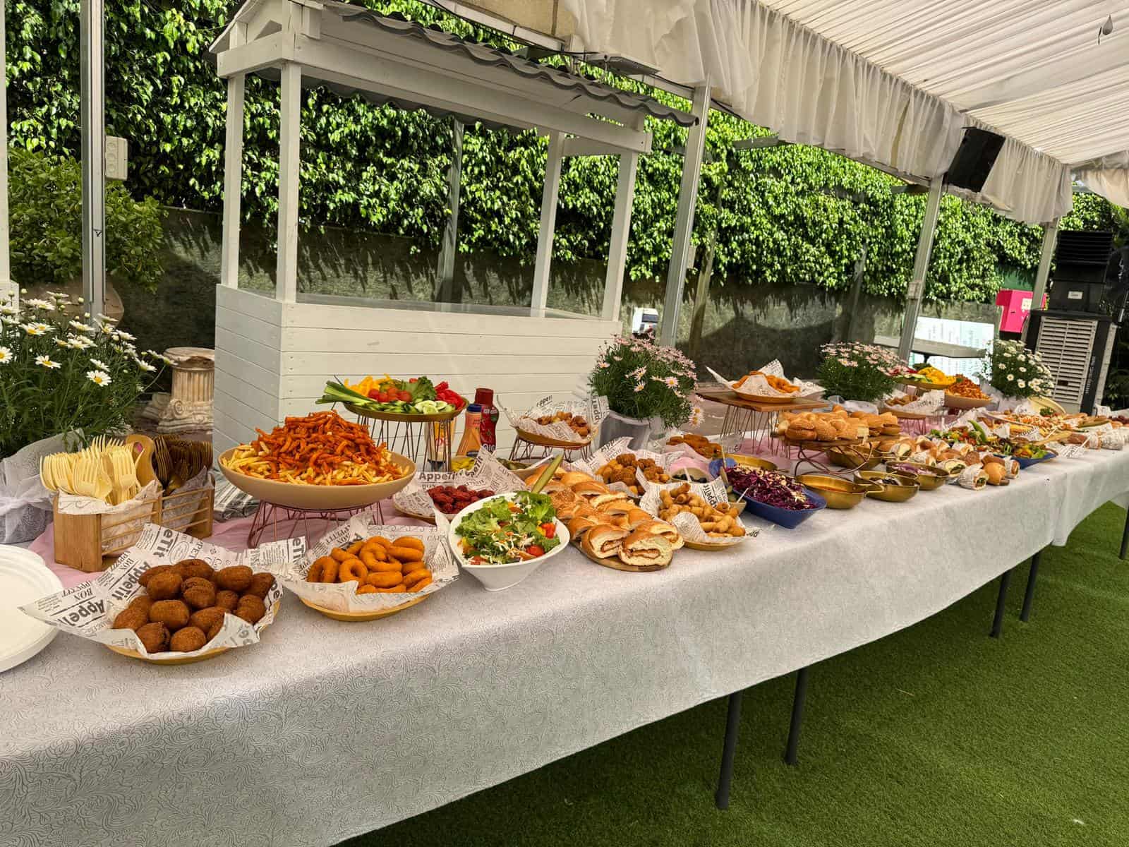 שולחן שוק מהודר של Chef4U באירוע בהרצליה